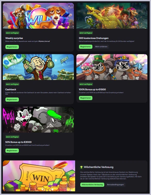 Bonusangebote und Aktionen im BlazeBet Casino